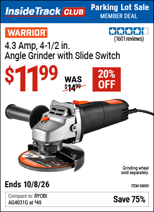 Harbor Freight Tools Coupons, Harbor Freight Coupon, HF Coupons-WARRIOR 4.3 Amp 