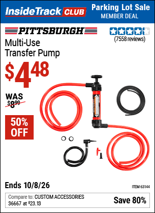 Harbor Freight Tools Coupons, Harbor Freight Coupon, HF Coupons-Multi-use Transfer Pump