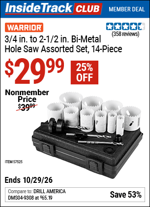 Harbor Freight Tools Coupons, Harbor Freight Coupon, HF Coupons-WARRIOR 3/4 in. for $24.99