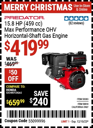Harbor Freight Coupons, HF Coupons, 20% off - 58383