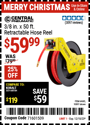 Harbor Freight Coupons, HF Coupons, 20% off - 3/8