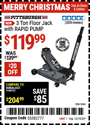 Harbor Freight Coupons, HF Coupons, 20% off - 70486