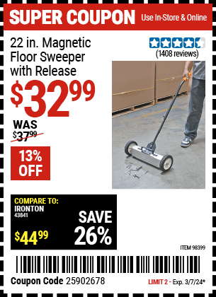 Harbor Freight Coupons, HF Coupons, 20% off - 22
