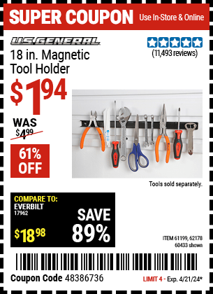Harbor Freight Coupons, HF Coupons, 20% off - 18