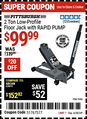 Harbor Freight Coupons, HF Coupons, 20% off - 79485