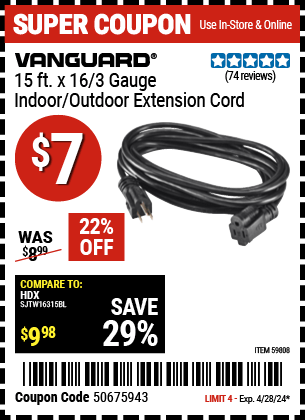 Harbor Freight Coupons, HF Coupons, 20% off - 59808