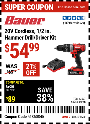 Harbor Freight Coupons, HF Coupons, 20% off - 1/2