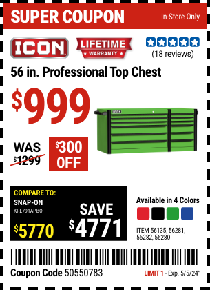 Harbor Freight Coupons, HF Coupons, 20% off - 56281