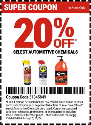 Harbor Freight Coupons, HF Coupons, 20% off - 