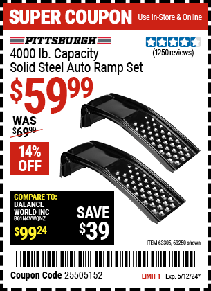 Harbor Freight Coupons, HF Coupons, 20% off - 30 Bin Wall Mount Parts Rack