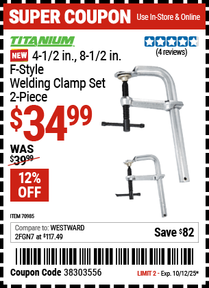 Harbor Freight Coupons, HF Coupons, 20% off - 70985