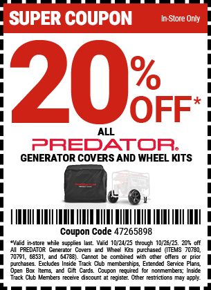 Harbor Freight Coupons, HF Coupons, 20% off - 