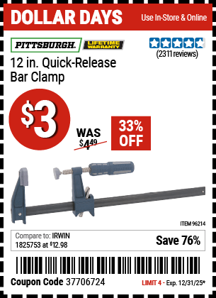 Harbor Freight Coupons, HF Coupons, 20% off - 12