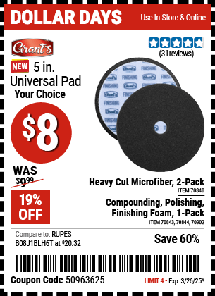 Harbor Freight Coupons, HF Coupons, 20% off - 70844
