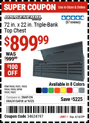 Harbor Freight Coupons, HF Coupons, 20% off - 70320