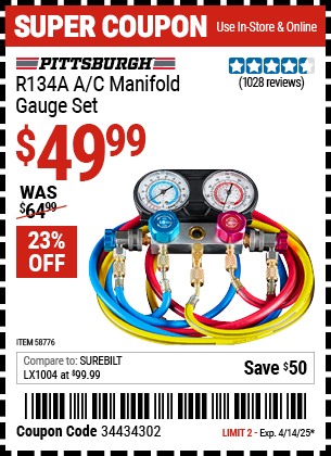 Harbor Freight Coupons, HF Coupons, 20% off - 58776