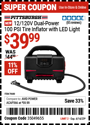 Harbor Freight Coupons, HF Coupons, 20% off - 70680