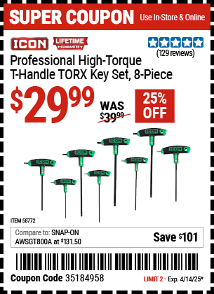 Harbor Freight Coupons, HF Coupons, 20% off - 58772