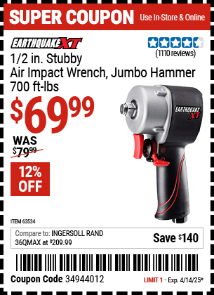 Harbor Freight Coupons, HF Coupons, 20% off - 1/2