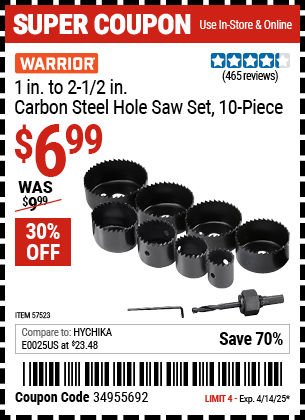 Harbor Freight Coupons, HF Coupons, 20% off - 57523