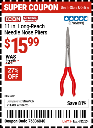 Harbor Freight Coupons, HF Coupons, 20% off - 57801