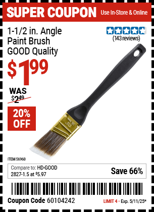 Harbor Freight Coupons, HF Coupons, 20% off - 56960