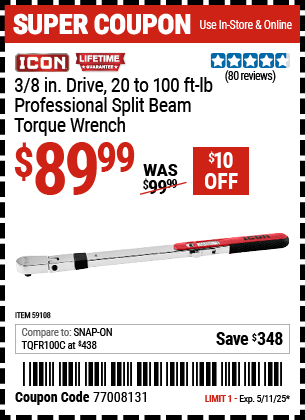 Harbor Freight Coupons, HF Coupons, 20% off - 59108