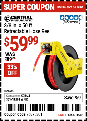 Harbor Freight Coupons, HF Coupons, 20% off - 3/8