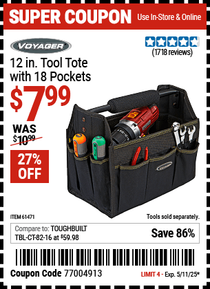 Harbor Freight Coupons, HF Coupons, 20% off - 12