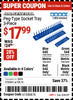 Harbor Freight Coupons, HF Coupons, 20% off - 58939
