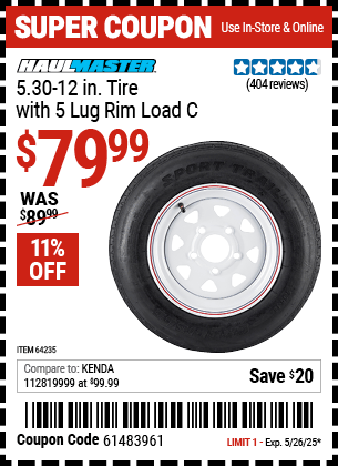 Harbor Freight Coupons, HF Coupons, 20% off - 5.30-12