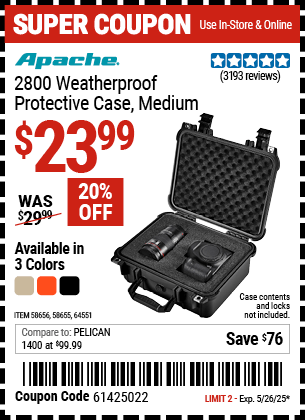 Harbor Freight Coupons, HF Coupons, 20% off - 58656