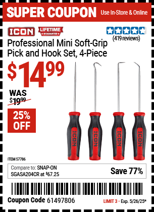 Harbor Freight Coupons, HF Coupons, 20% off - 57786