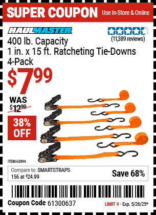 Harbor Freight Coupons, HF Coupons, 20% off - 4 Piece, 1