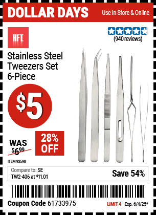 Harbor Freight Coupons, HF Coupons, 20% off - 93593