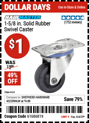 Harbor Freight Coupons, HF Coupons, 20% off - 1-5/8