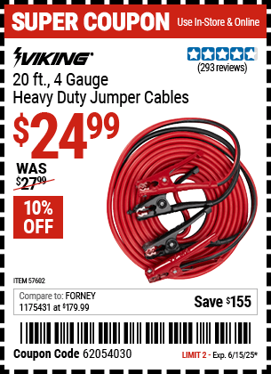 Harbor Freight Coupons, HF Coupons, 20% off - 57602