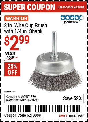 Harbor Freight Coupons, HF Coupons, 20% off - Warrior 3