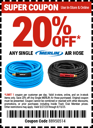 Harbor Freight Coupons, HF Coupons, 20% off - 