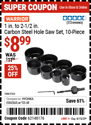 Harbor Freight Coupons, HF Coupons, 20% off - 57523