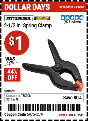 Harbor Freight Coupons, HF Coupons, 20% off - 69290