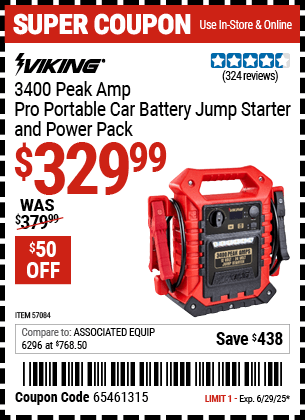 Harbor Freight Coupons, HF Coupons, 20% off - 57084