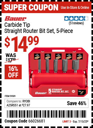 Harbor Freight Coupons, HF Coupons, 20% off - 59509