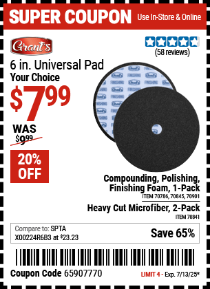 Harbor Freight Coupons, HF Coupons, 20% off - 70841