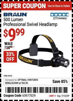 Harbor Freight Coupons, HF Coupons, 20% off - 70752