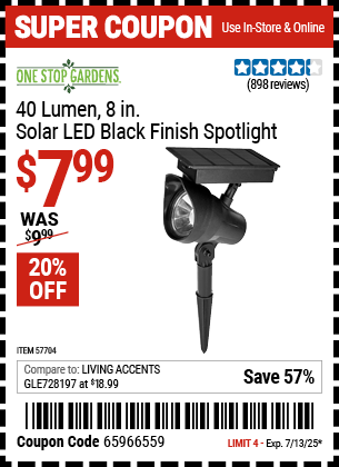 Harbor Freight Coupons, HF Coupons, 20% off - 57704