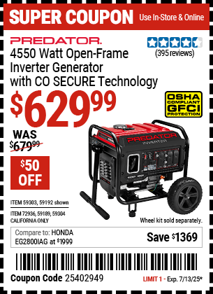 Harbor Freight Coupons, HF Coupons, 20% off - 59192