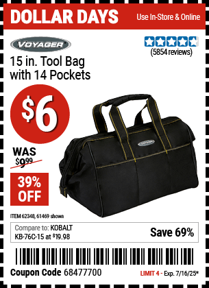 Harbor Freight Coupons, HF Coupons, 20% off - 15