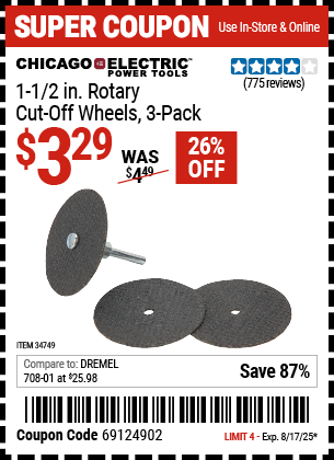 Harbor Freight Coupons, HF Coupons, 20% off - 34749