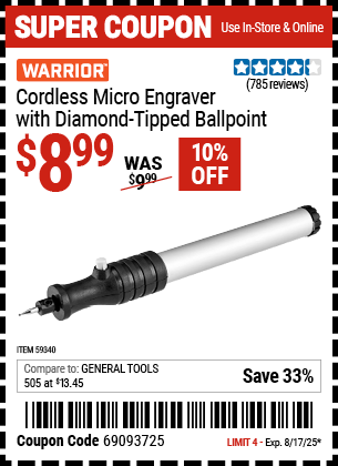 Harbor Freight Coupons, HF Coupons, 20% off - 59340